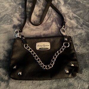 Harley-Davidson Black Studded Crossbody Bag